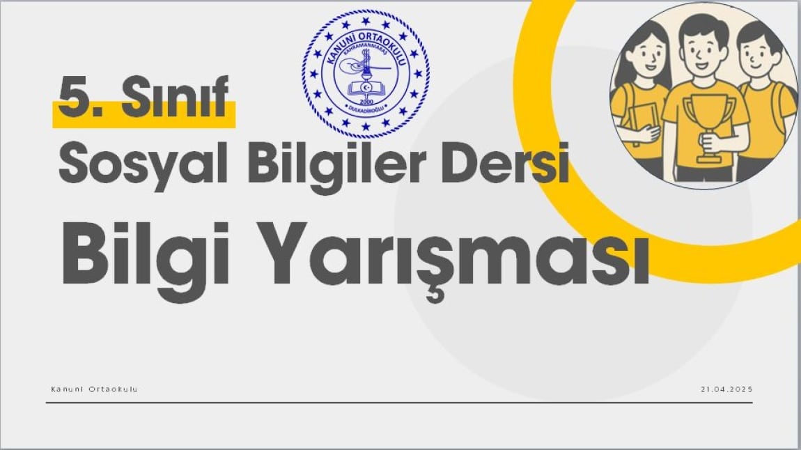 Beşinci Sınıflar Yarışıyor!