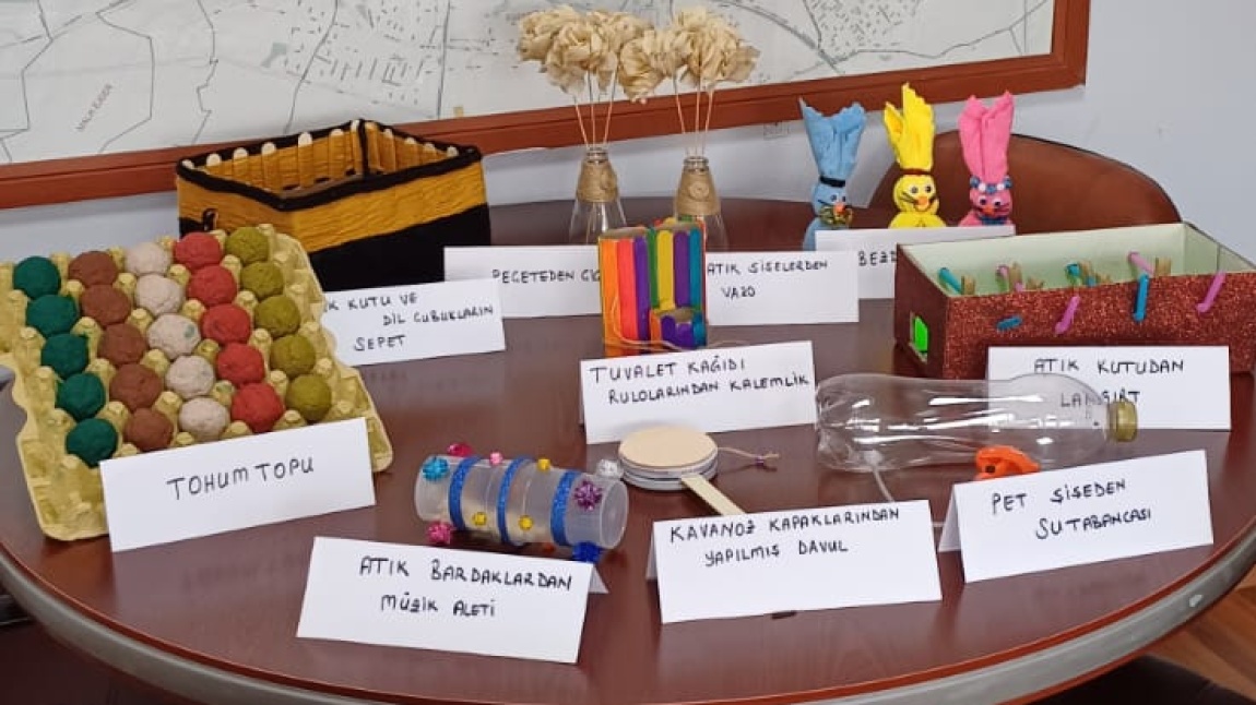 Türkiye Yüzyılı Maarif Modeli Buluşmalarına Geri Dönüşüm Çalışmalarımızla Katıldık